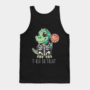 T-Rex or Treat | Adorable Green Dinosaur Tank Top